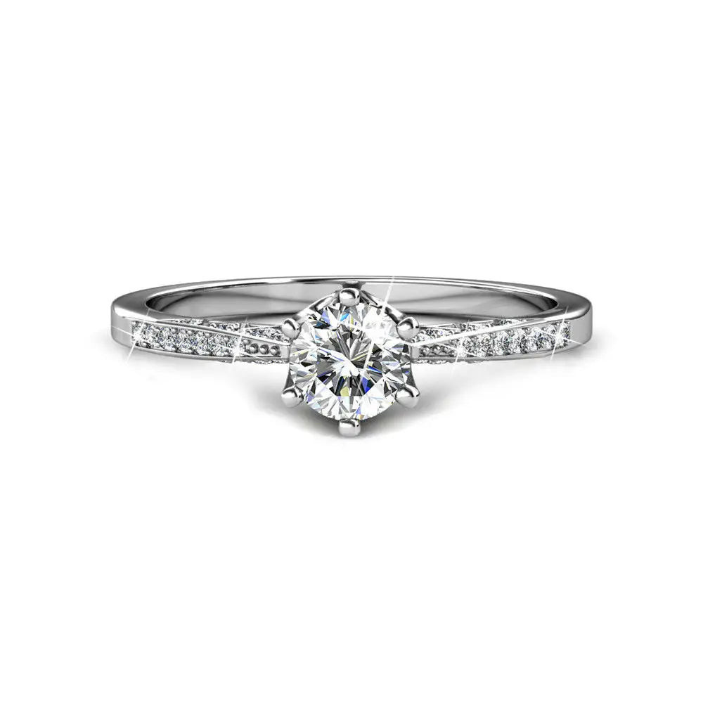 Bague Destiny - Argenté et Cristal