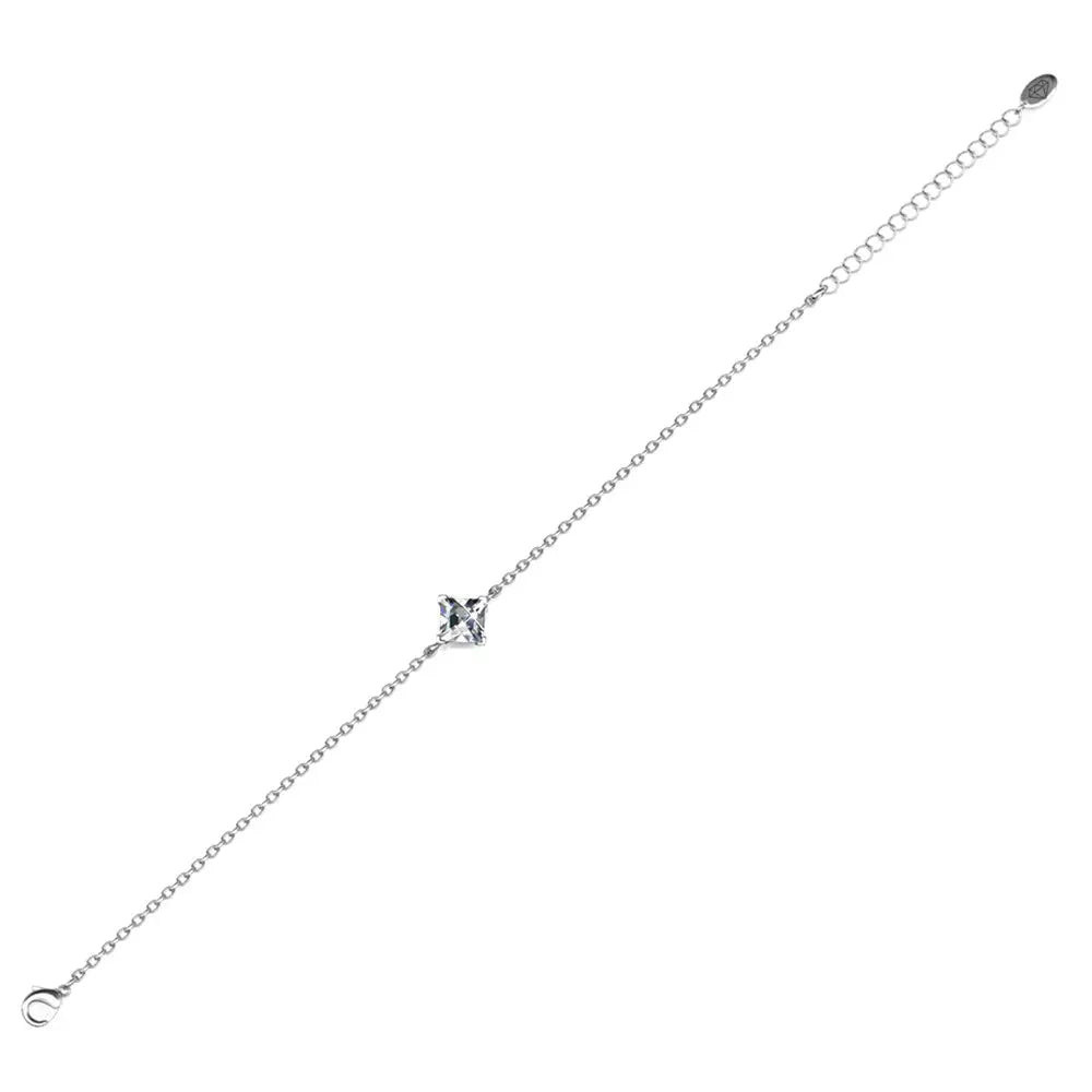 Bracelet Calle - Argenté et Cristal