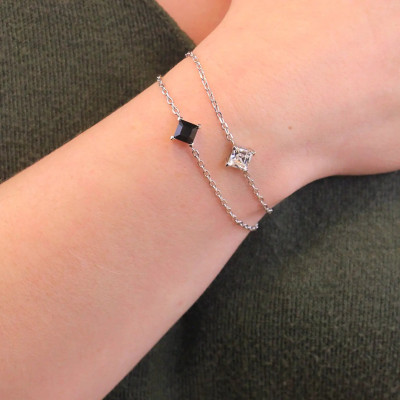 Bracelet Calle - Argenté et Cristal