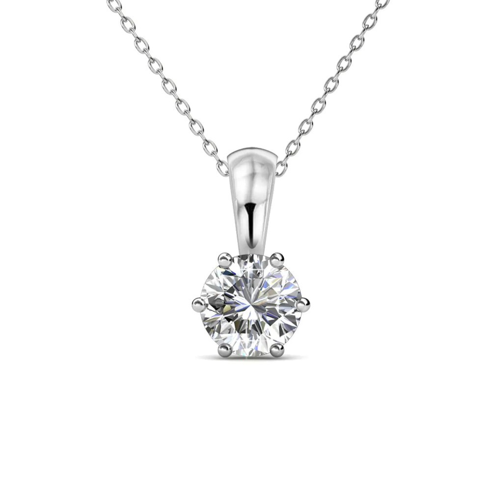 Pendentifs Birth Stone - Argenté et Cristal