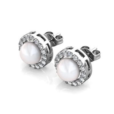 Boucles d'oreilles en perles classiques