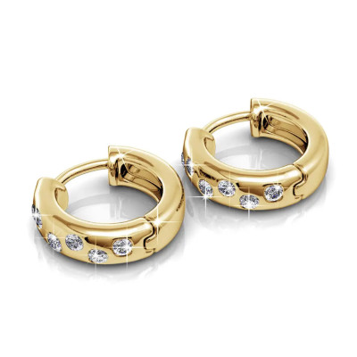 Les boucles d'oreilles créoles en or