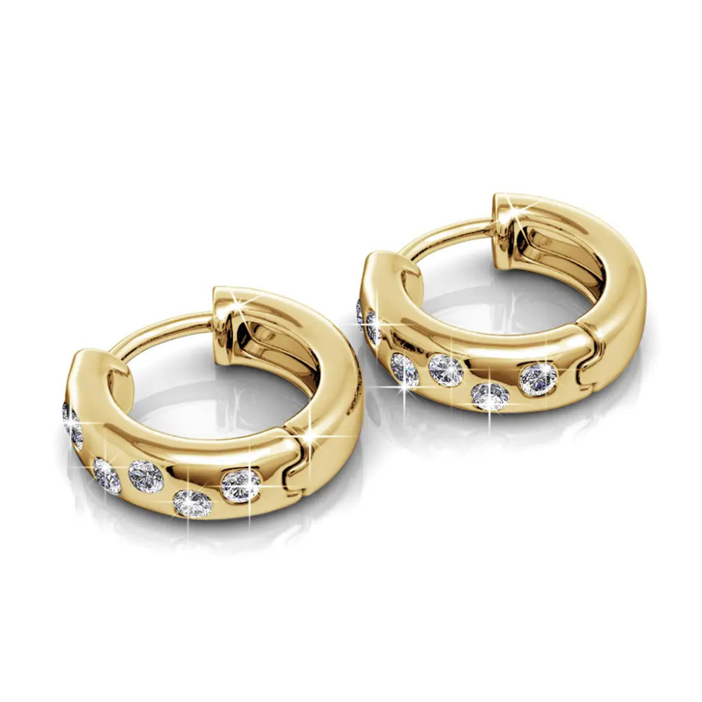 Les boucles d'oreilles créoles en or