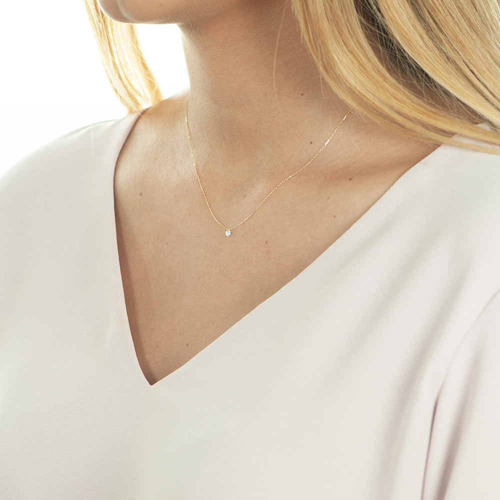 Collier en or jaune 18 cara