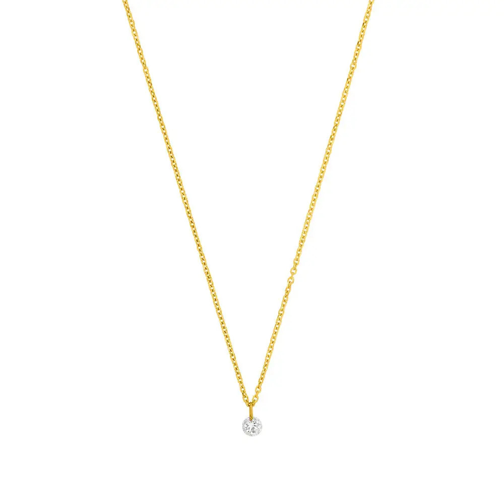 Collier en or jaune 18 cara